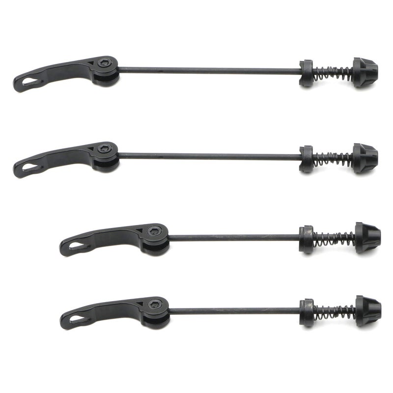 Rowiz 2 Pair Quick Release Bicycle Skewer, Road Mountain Bike Front and Rear Axle Hollow Shaft Set - Image 2